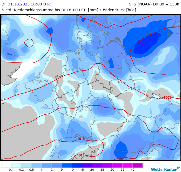 Niederschlag Deutschland - Profikarten - WetterKontor